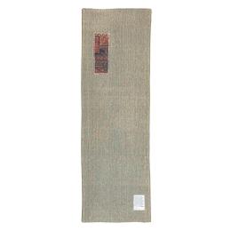 ALFOMBRA KILIM CON PIEZA DE TELA