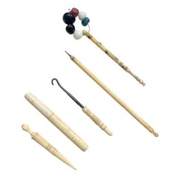 CONJUNTO DE UTENSILIOS PARA COSTURA DEL S.XIX