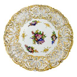 PLATO EN PORCELANA NAPOLITANA DEL PRIMER TERCIO DEL S.XX