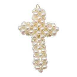 CRUZ COLGANTE DE PERLAS, AÑOS 80