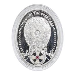 MEDALLA DE PLATA IMPERIAL FABERGE EGGS