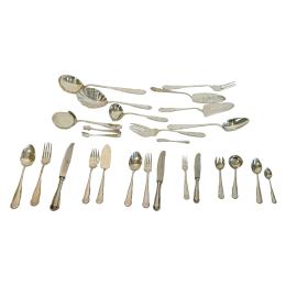 CUBERTERIA DE PLATA DE MEDIADOS DE SIGLO XX