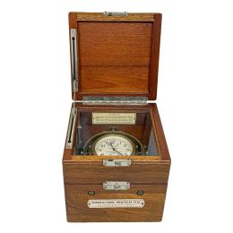 CRONÓMETRO DE BARCO HAMILTON WATCH Co., AÑOS 40