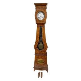 RELOJ DE PIE TIPO MOREZ DEL SIGLO XIX