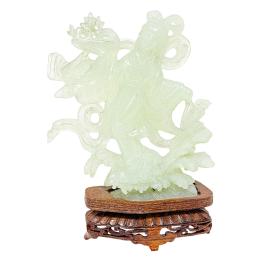 FIGURA DE JADE NEFRITA DE LOS AÑOS 70