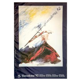 CARTEL DE LAS OLIMPIADAS DE BARCELONA 1992