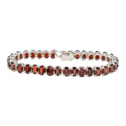 PULSERA RIVIERE CON GRANATES