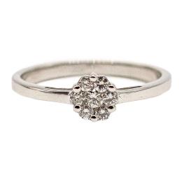 ANILLO ROSETÓN CON BRILLANTES