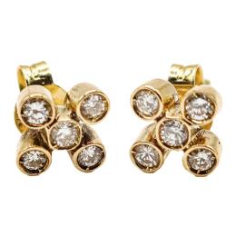 PENDIENTES CON BRILLANTES