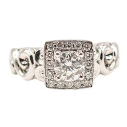 ANILLO ANCHO CON BRILLANTES