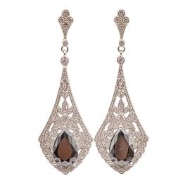 PENDIENTES LARGOS DE ESTILO ART DECÓ