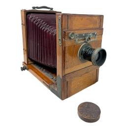 CÁMARA DE FOTOS DE MADERA DE PRINCIPIOS DE SIGLO XX