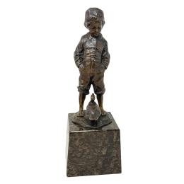 FIGURA EN BRONCE DE FINALES DEL SIGLO XX