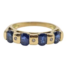 ANILLO CON ZAFIROS
