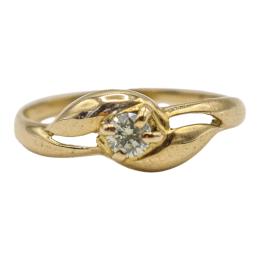 ANILLO SOLITARIO CON BRILLANTE