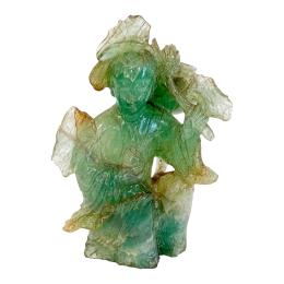 GHEISHA EN FLUORITA DE MEDIADOS DE SIGLO XX