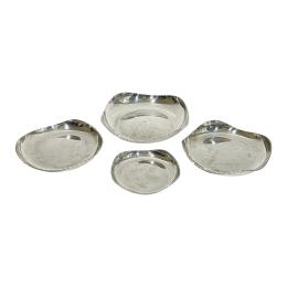 CUATRO PLATITOS DE PLATA DEL ÚLTIMO TERCIO SIGLO XX