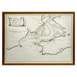 PLANO DEL PUERTO DE SANTANDER 1789