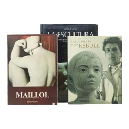 TRES LIBROS CON REFERENCIA A LA ESCULTURA
