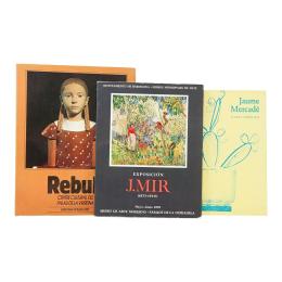 TRES MONOGRAFIAS DE ARTISTAS CATALANES