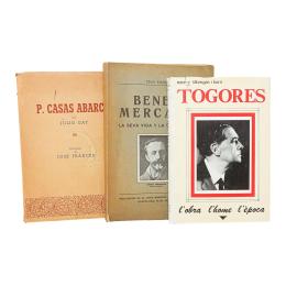 TRES MONOGRAFIAS DE ARTISTAS CATALANES