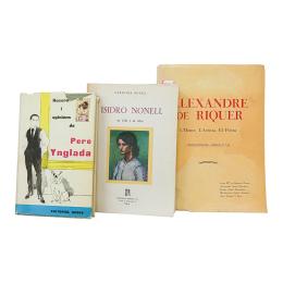 TRES MONOGRAFIAS DE ARTISTAS CATALANES