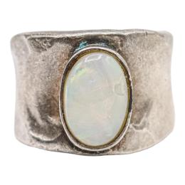 ANILLO DE PLATA CON ÓPALO
