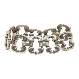 PULSERA DE PLATA DE MEDIADOS S.XX