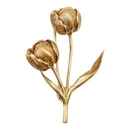 BROCHE RAMO DE ROSAS DE MEDIADOS DEL S.XIX
