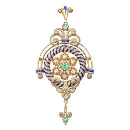 COLGANTE BROCHE DEL S.XIX