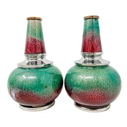 PAREJA DE JARRONES ART DECO