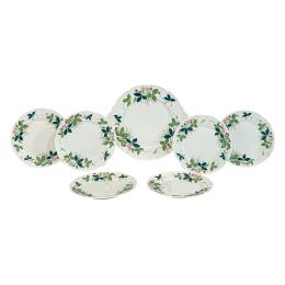 SERVICIO DE POSTRE DE PORCELANA FRANCESA