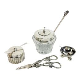 LOTE VARIADO DE PLATA Y CRISTAL DEL ÚLTIMO TERCIO DE S. XX