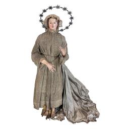 VIRGEN CAP I POTA DEL SIGLO XIX