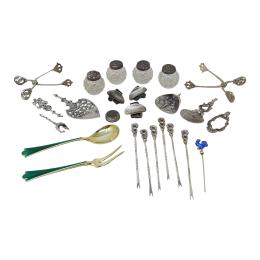 LOTE DE DISTINTOS OBJETOS DE PLATA