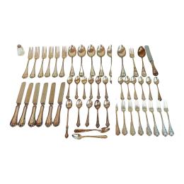 CUBERTERIA DE PLATA DE MEDIADOS DE SIGLO XX