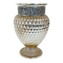 GRAN JARRÓN EN PLATA DE LOS AÑOS 70