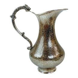 JARRA CON DECORACIÓN MARTELÉ EN PLATA DE LOS AÑOS 70