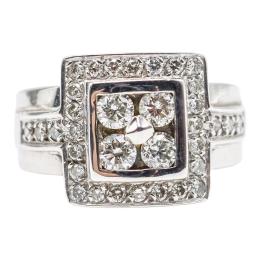 ANILLO ROSETÓN CON BRILLANTES
