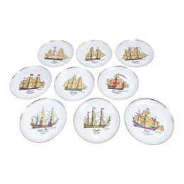 COLECCIÓN DE 9 PLATOS DE PORCELANA BIDASOA