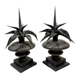 PAREJA DE GRANDES COPAS JARDINERAS