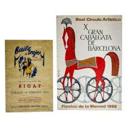 DOS CARTELES LITOGRAFICOS A COLOR