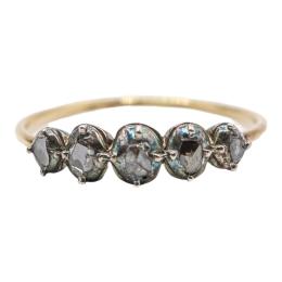 SORTIJA CINQUILLO CON DIAMANTES DEL S.XIX