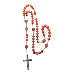 ROSARIO EN PLATA Y COPAL DE LOS AÑOS 30-40