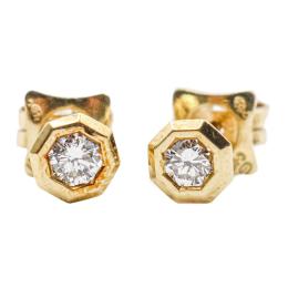 PENDIENTES SOLITARIO CON BRILLANTES