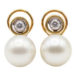 PENDIENTES TU Y YO CON PERLAS AUSTRALIANAS