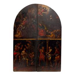 PUERTAS DE SAGRARIO DE ESCUELA ESPAÑOLA DEL SIGLO XVIII