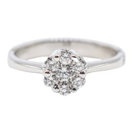 ANILLO ROSETÓN CON BRILLANTES