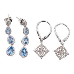 DOS PARES DE PENDIENTES