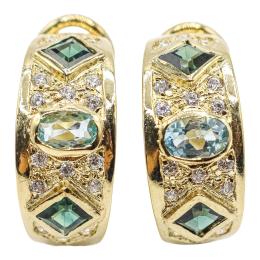 PENDIENTES MEDIA CRIOLLA CON CIRCONITAS